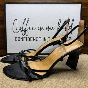 NINE WEST sandal high heel black size 7.5